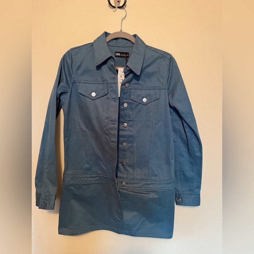 ZARA Denim Dress Jacket / Blue